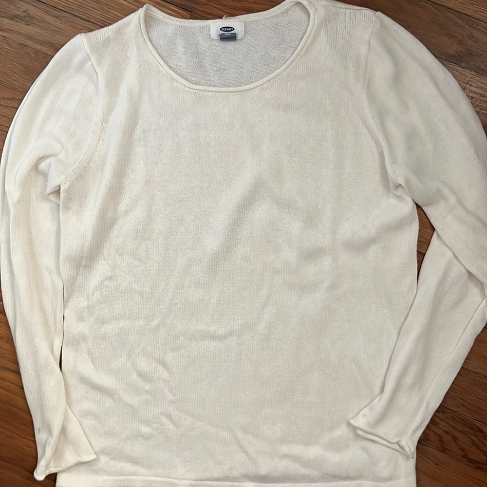 Old Navy size large off white sweater